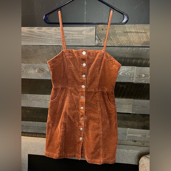 Love Tree Dresses & Skirts - Love Tree Coral Corduroy Dress